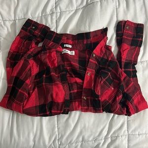 Hollister Red Flannel